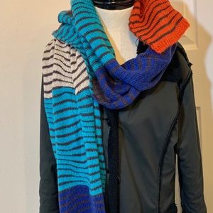 Oversized Knitted Scarf 7 1/2 feet by 17”
